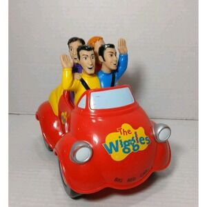 The Wiggles Big Red Car Moving Singing Musical Toy 2003 VTG Tested Works
